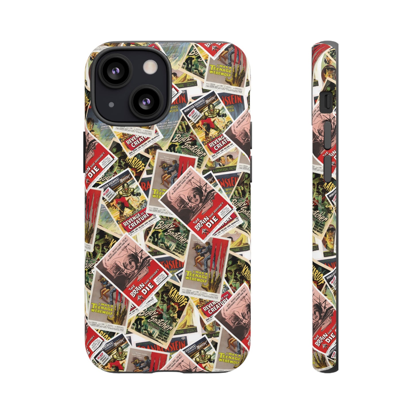 Retro Horror Movie iPhone Case