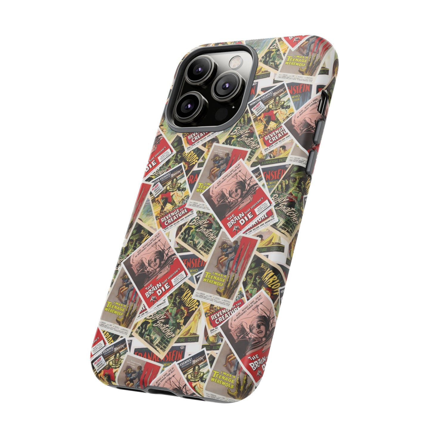 Retro Horror Movie iPhone Case