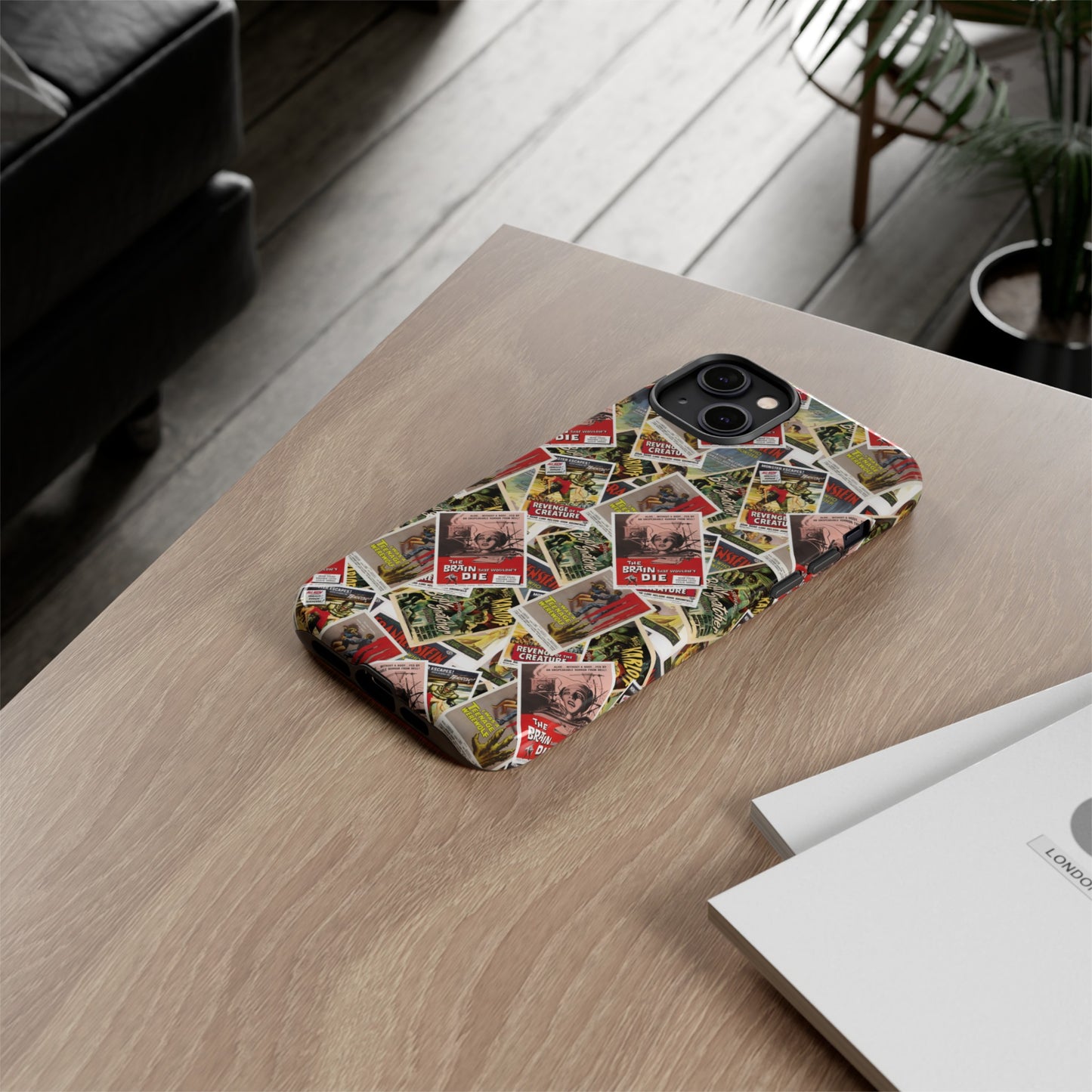 Retro Horror Movie iPhone Case