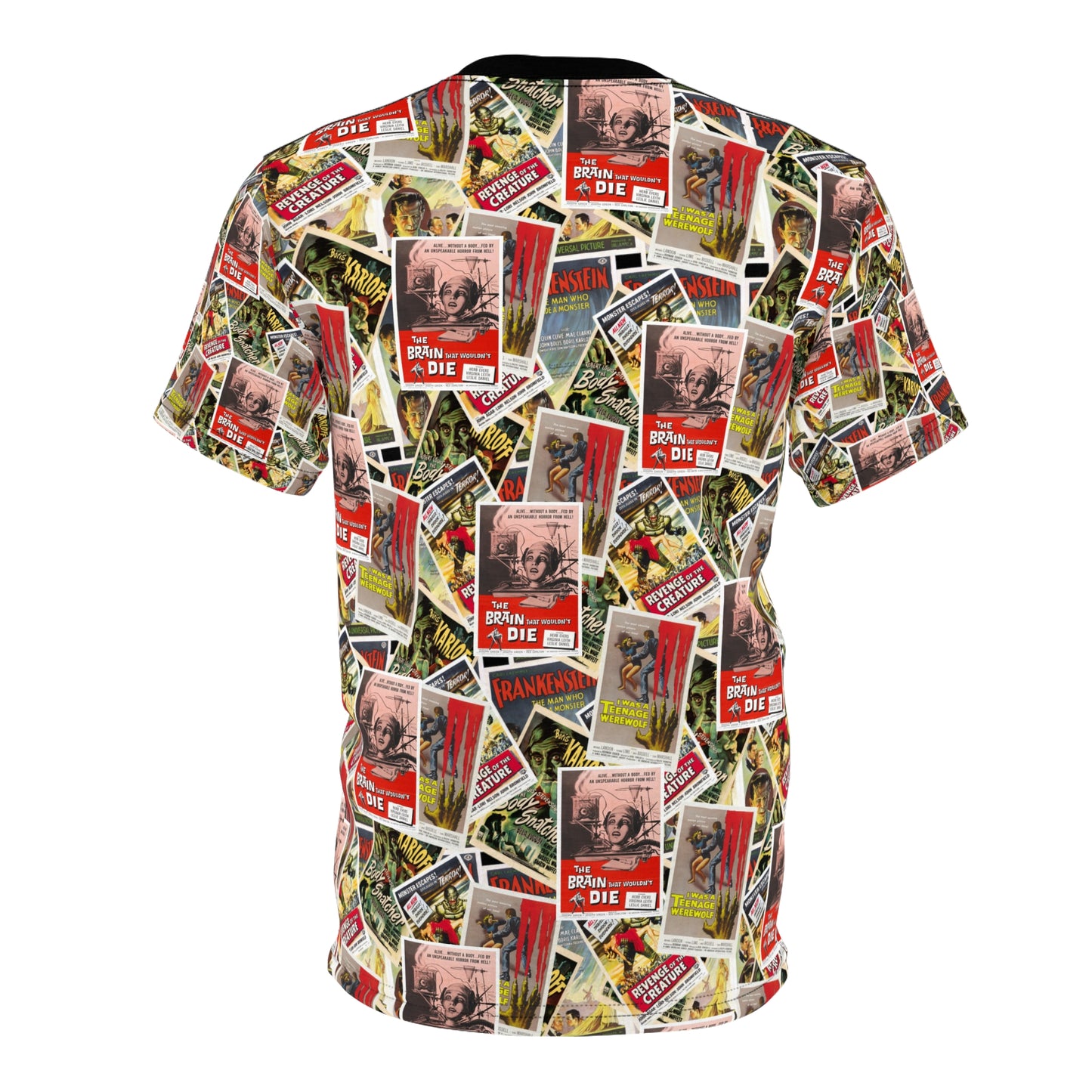 Retro Horror All Over Print T-Shirt
