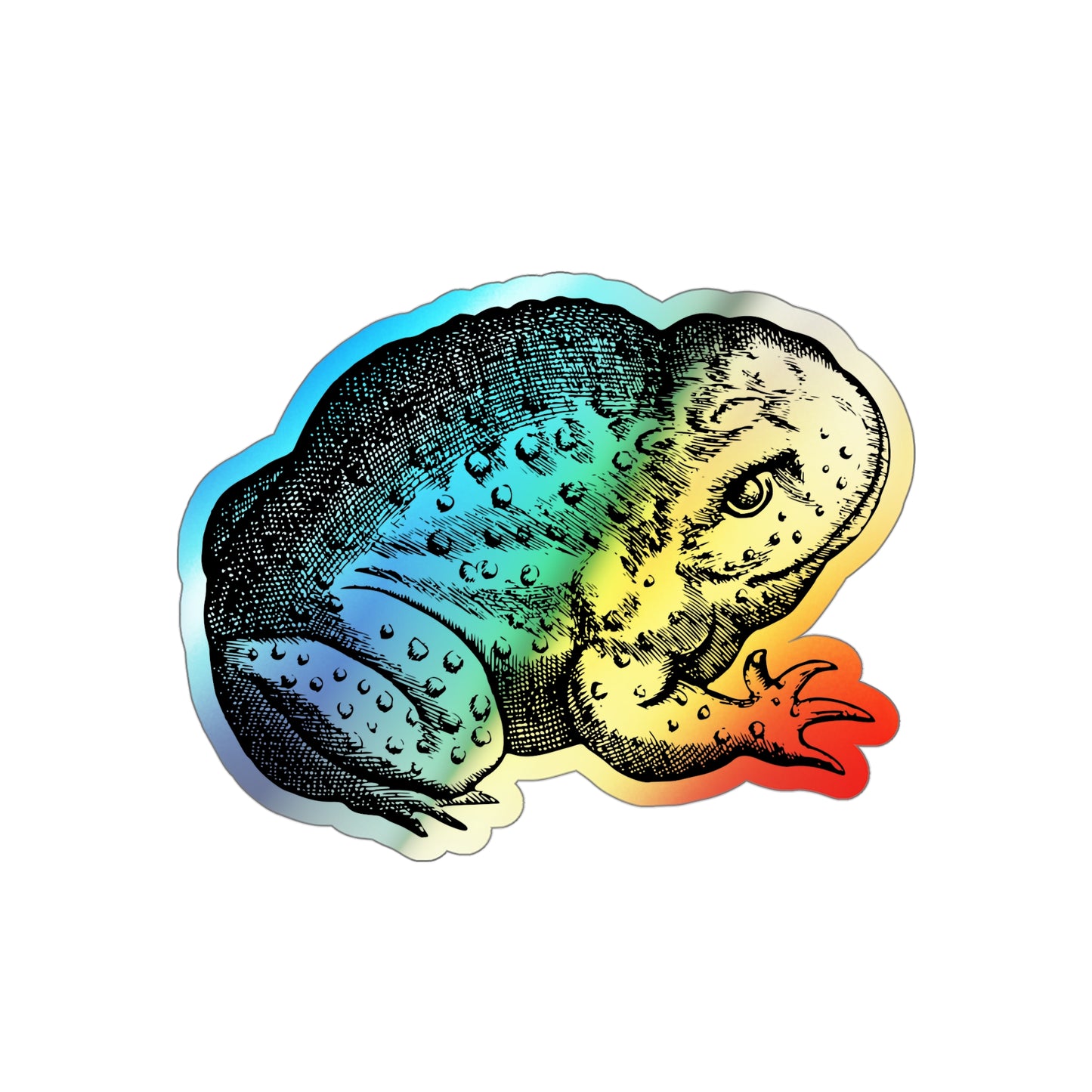 Holographic Frog Sticker