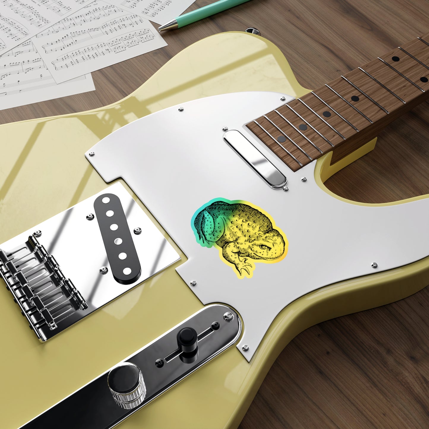 Holographic Frog Sticker
