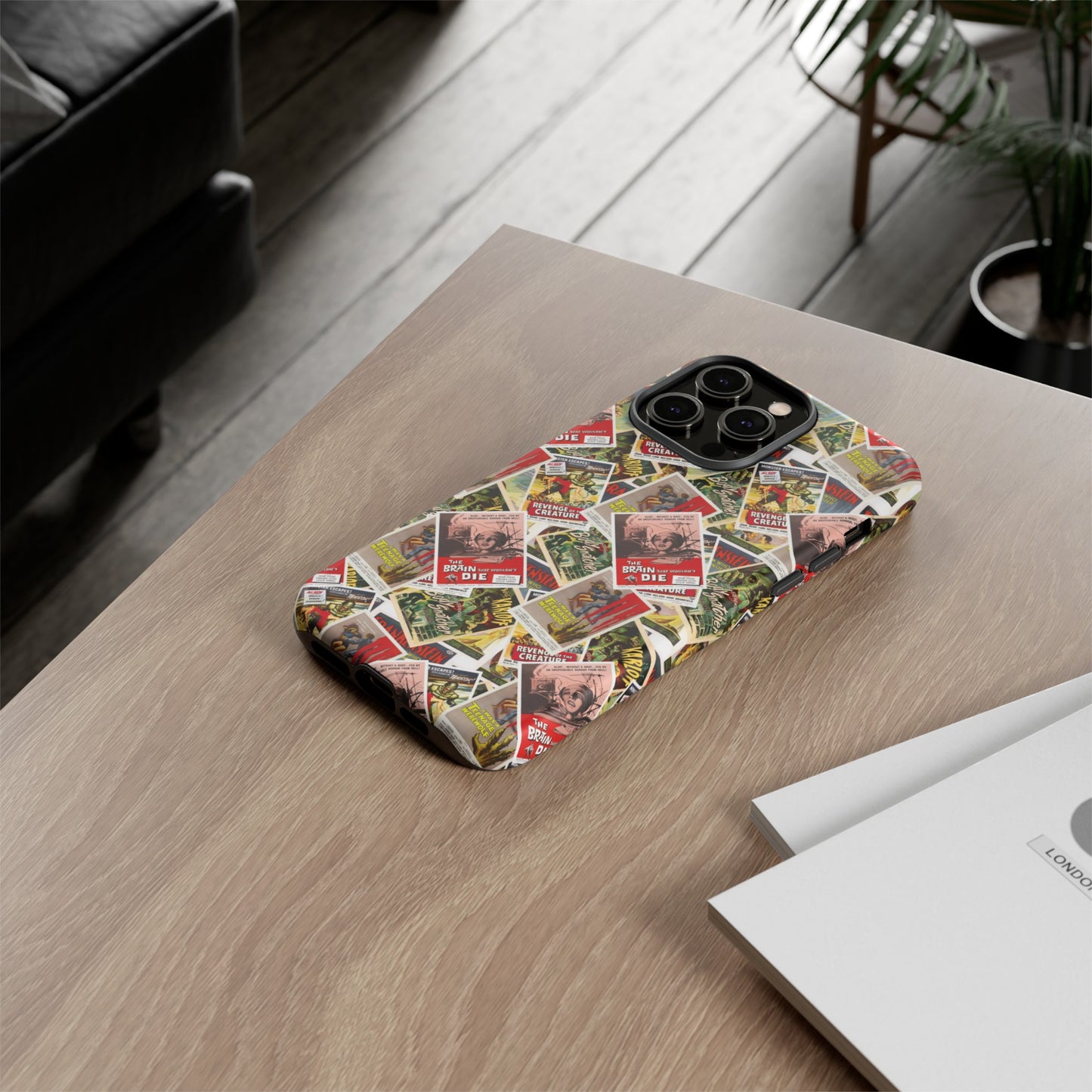 Retro Horror Movie iPhone Case