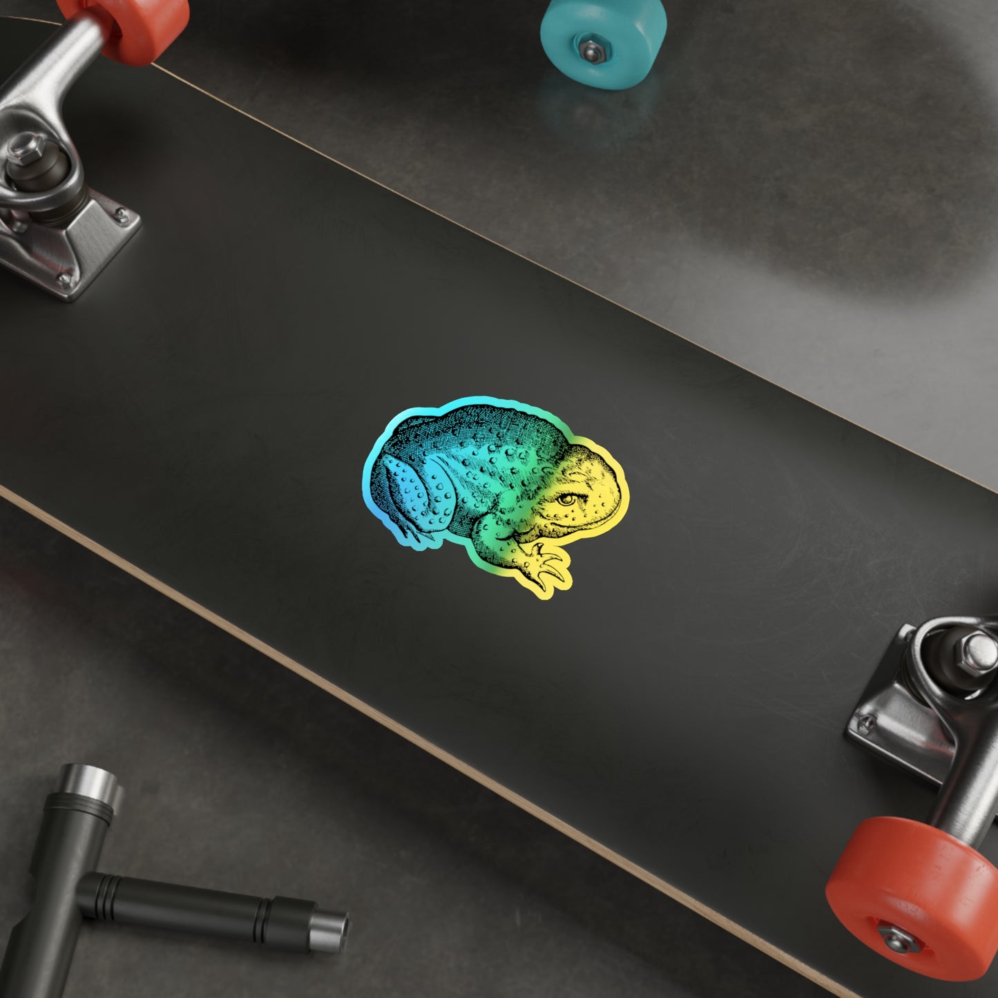 Holographic Frog Sticker