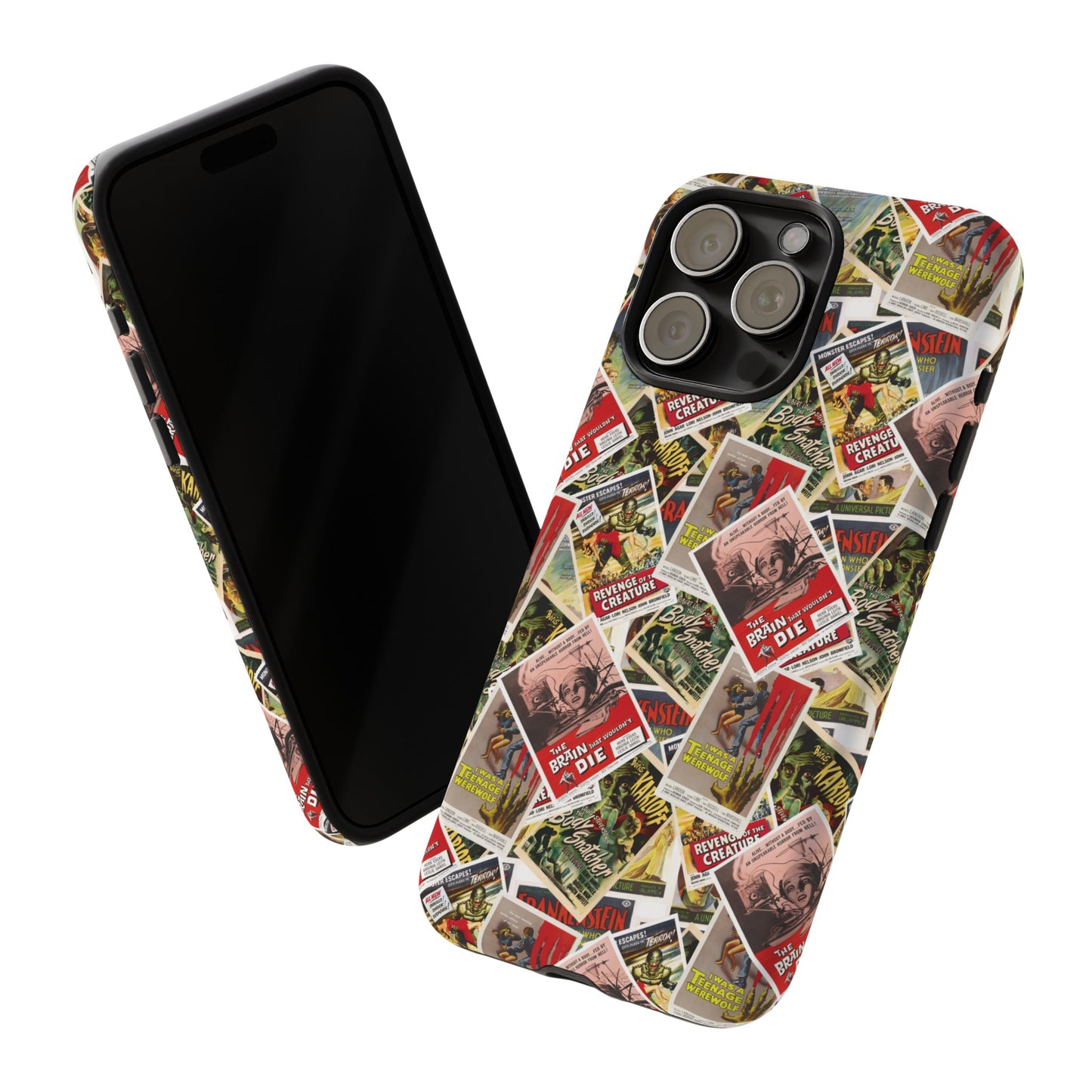 Retro Horror Movie iPhone Case