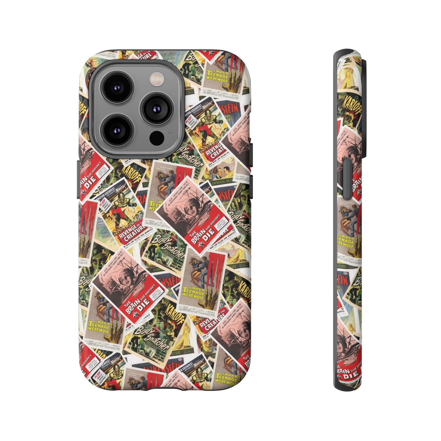 Retro Horror Movie iPhone Case