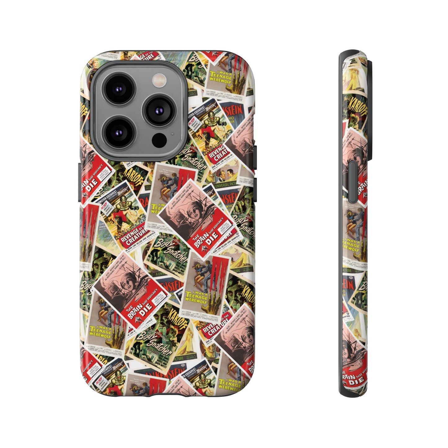 Retro Horror Movie iPhone Case