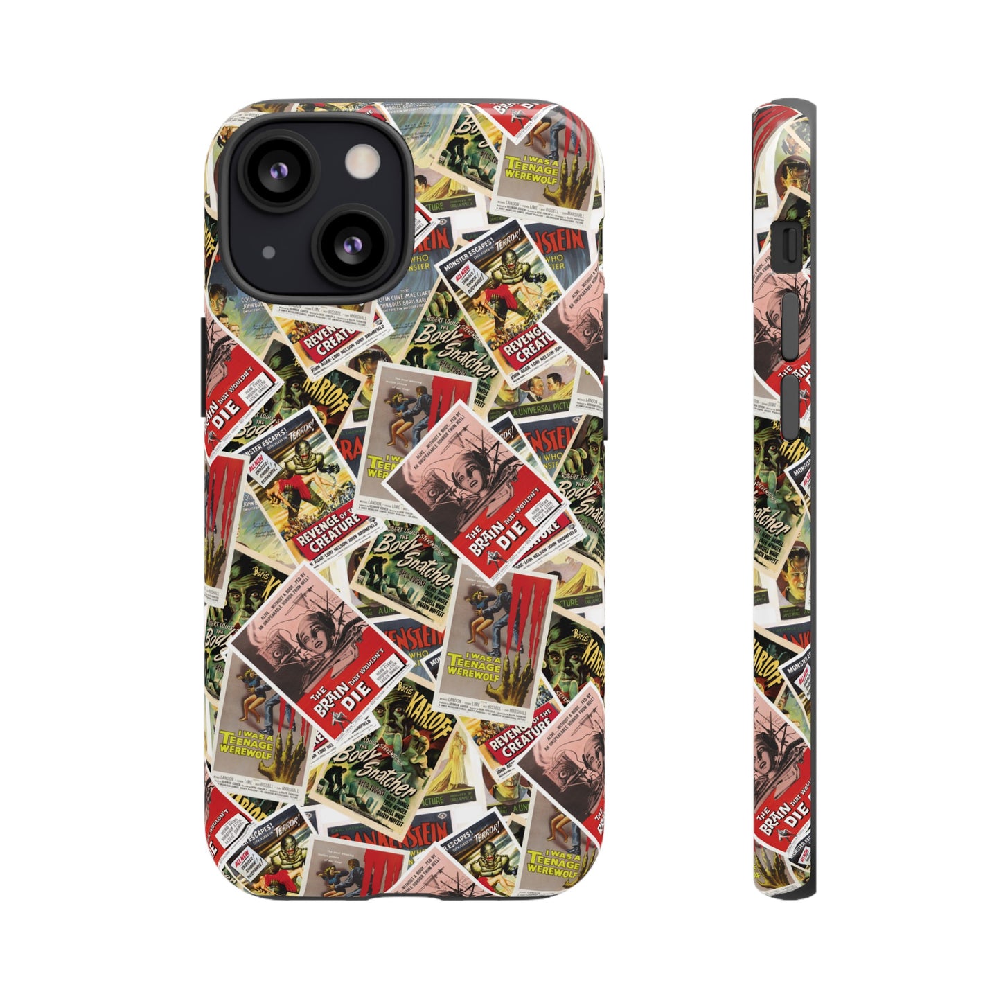 Retro Horror Movie iPhone Case