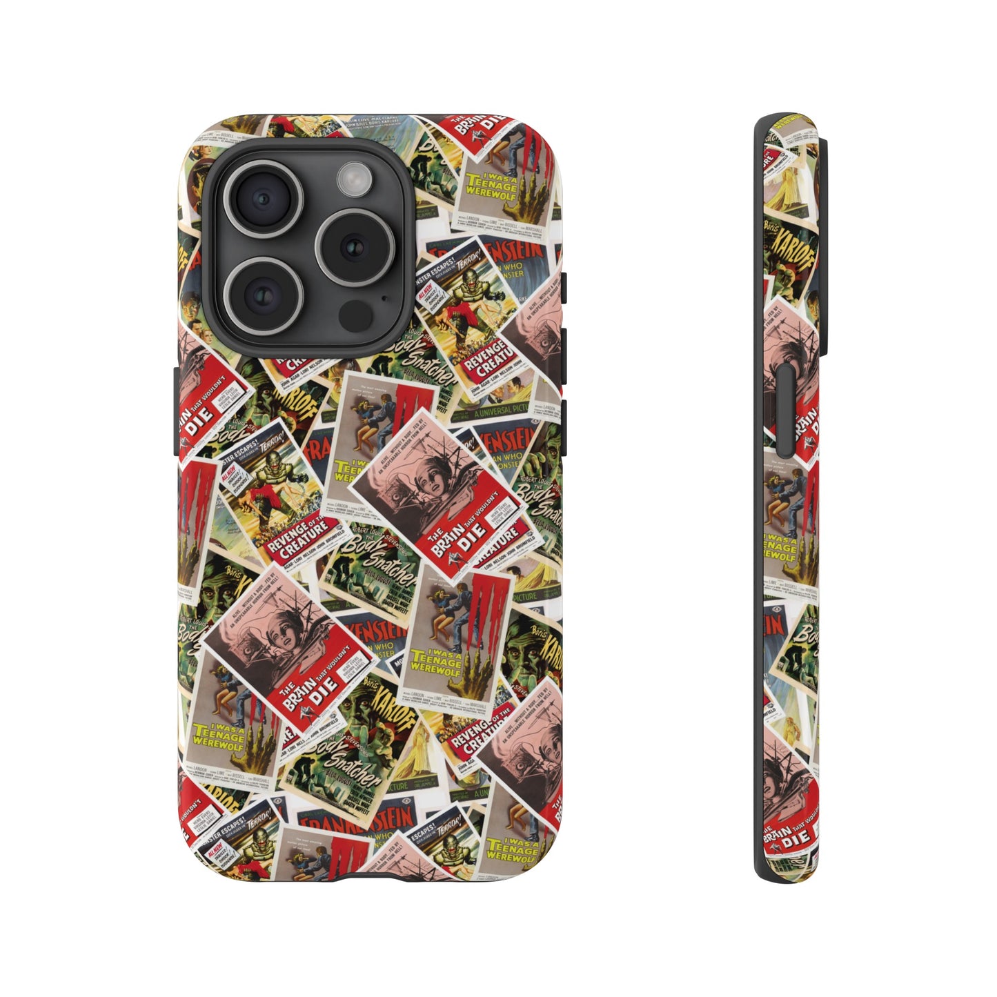 Retro Horror Movie iPhone Case