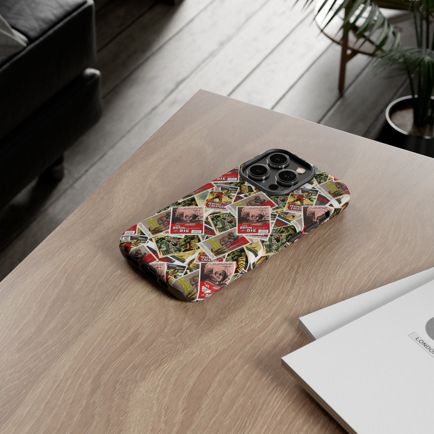 Retro Horror Movie iPhone Case