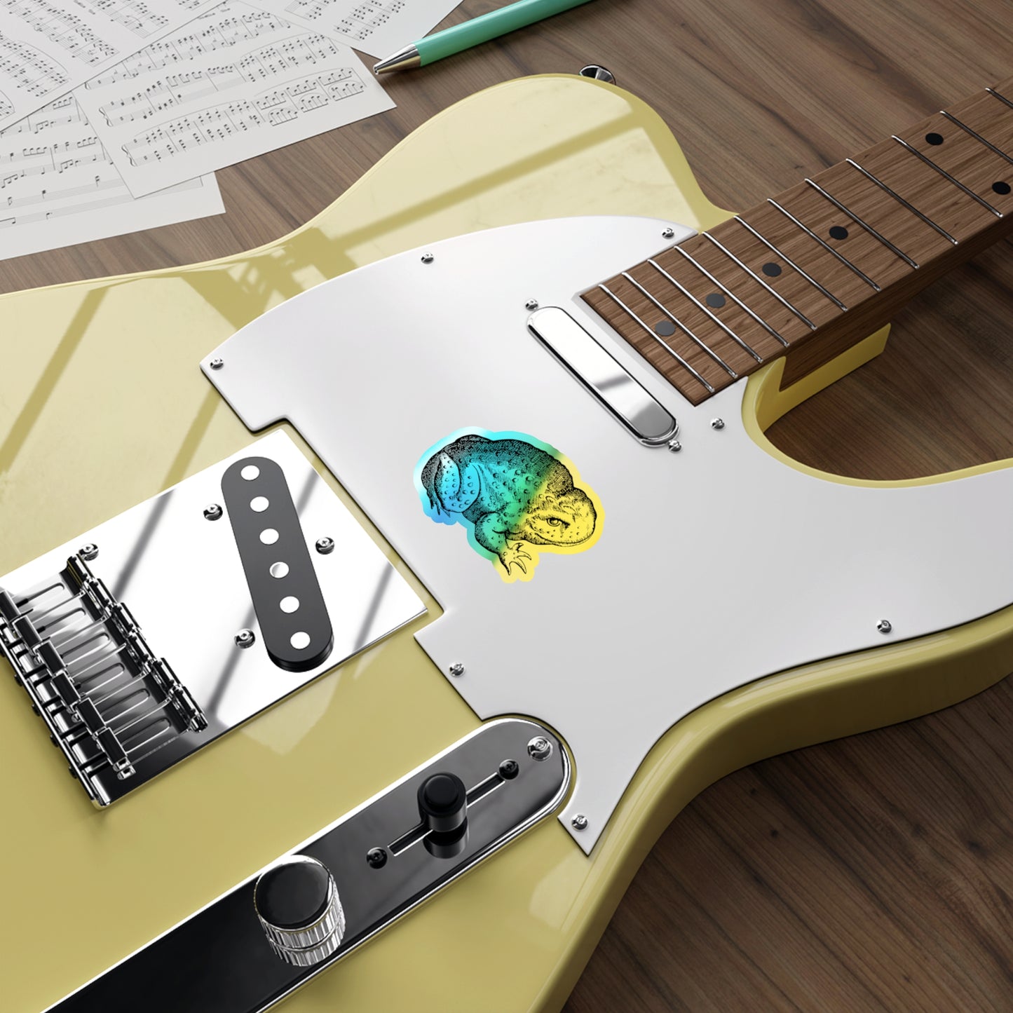 Holographic Frog Sticker