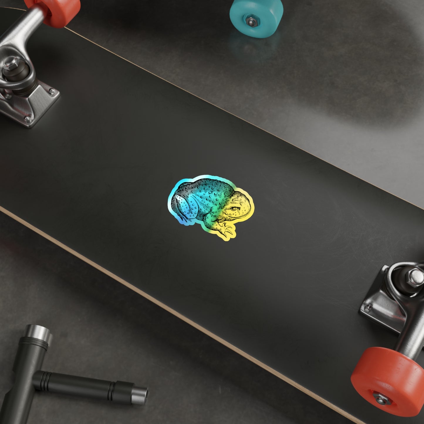 Holographic Frog Sticker