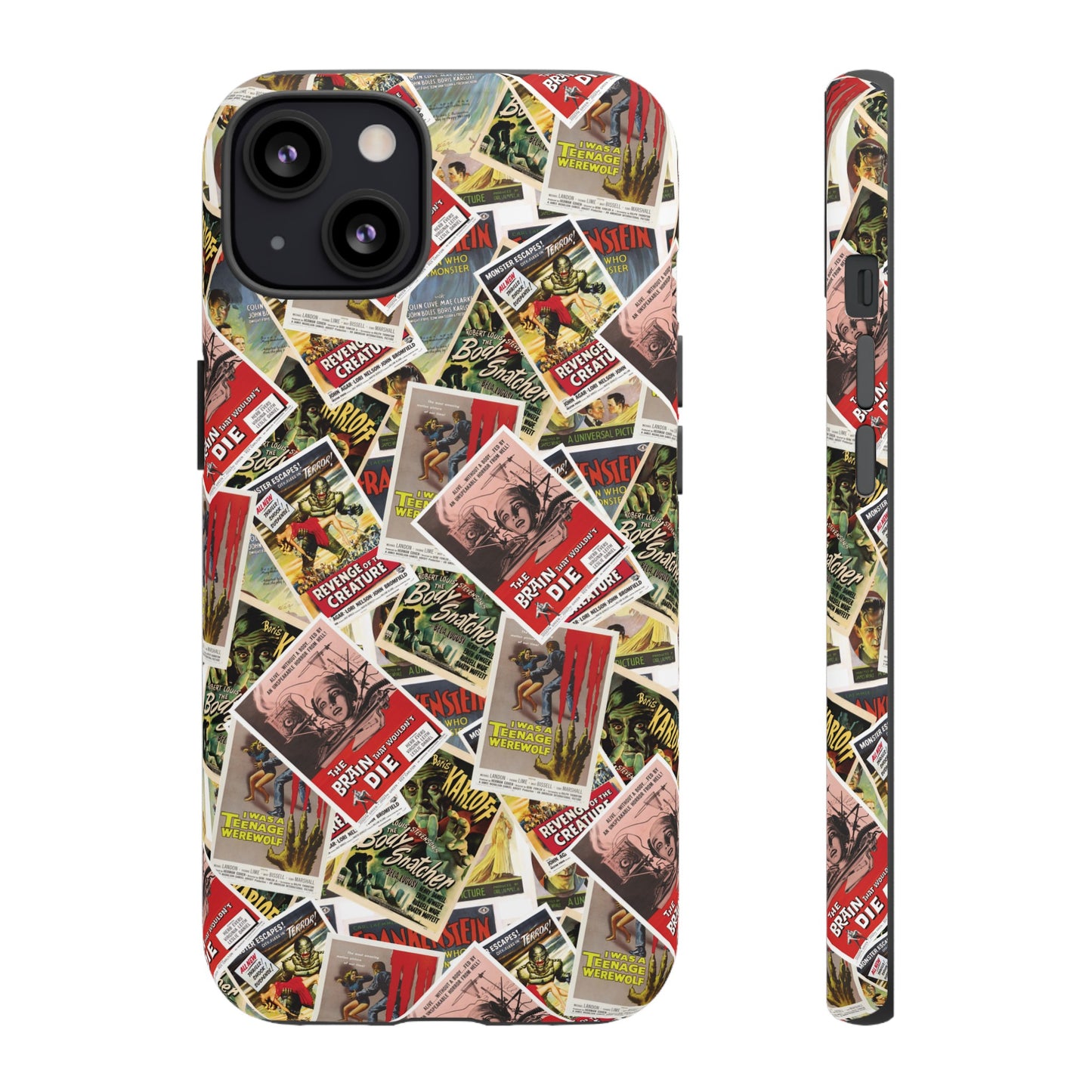 Retro Horror Movie iPhone Case