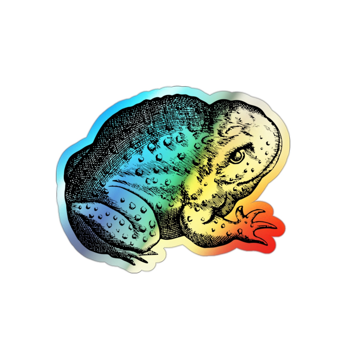 Holographic Frog Sticker