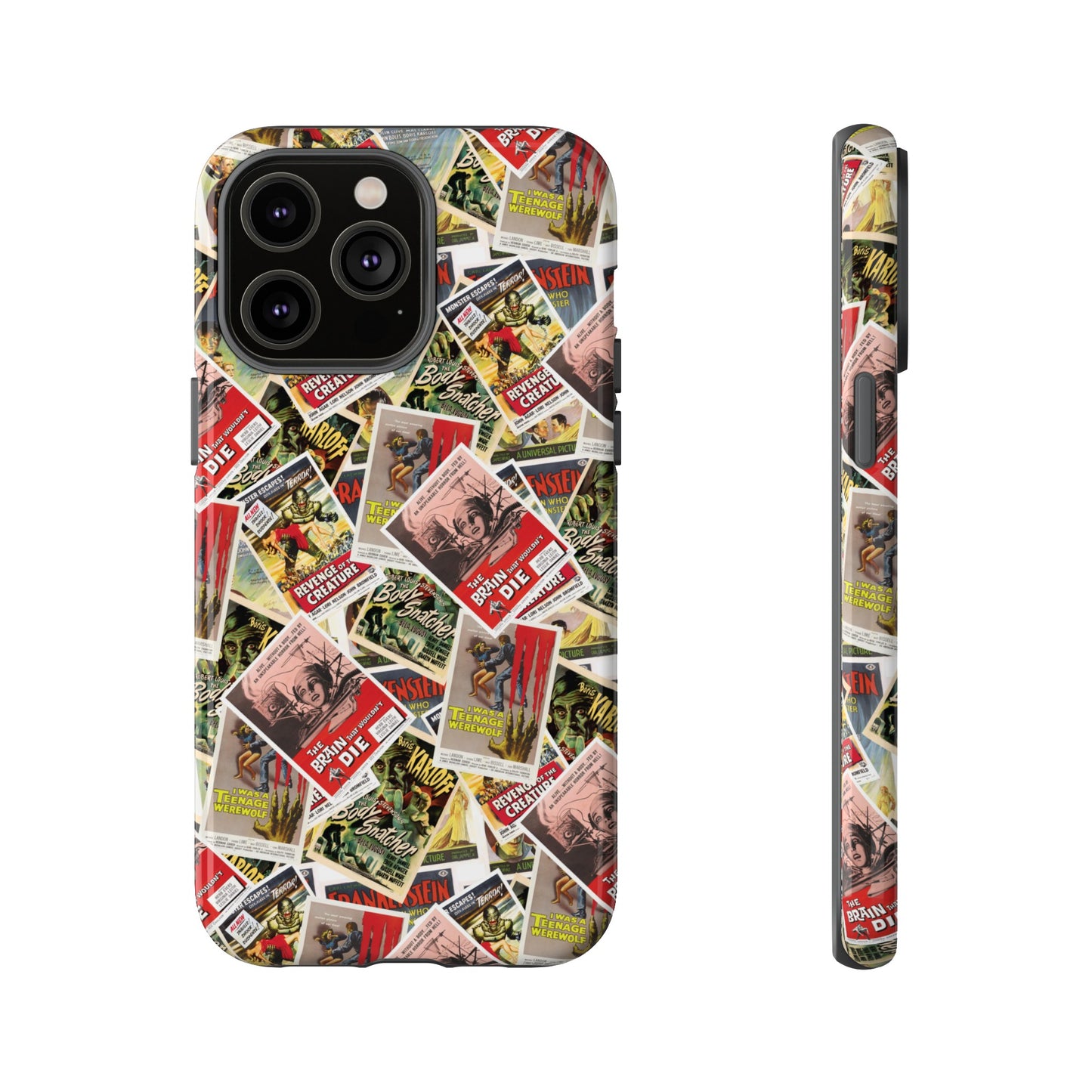 Retro Horror Movie iPhone Case