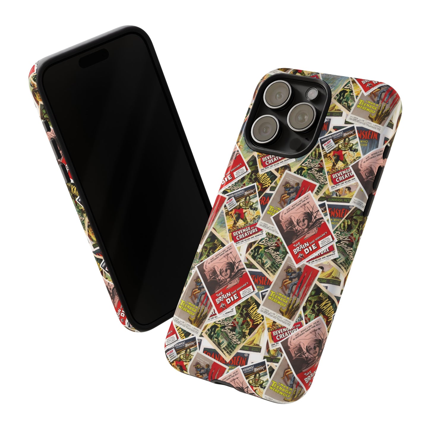 Retro Horror Movie iPhone Case