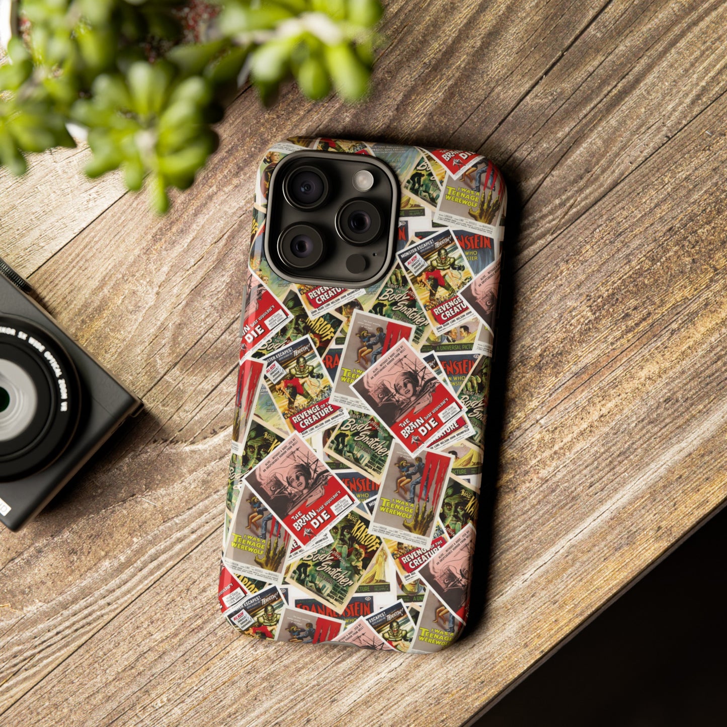 Retro Horror Movie iPhone Case