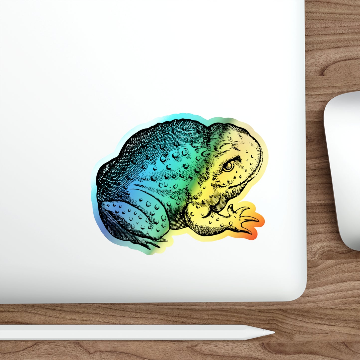 Holographic Frog Sticker