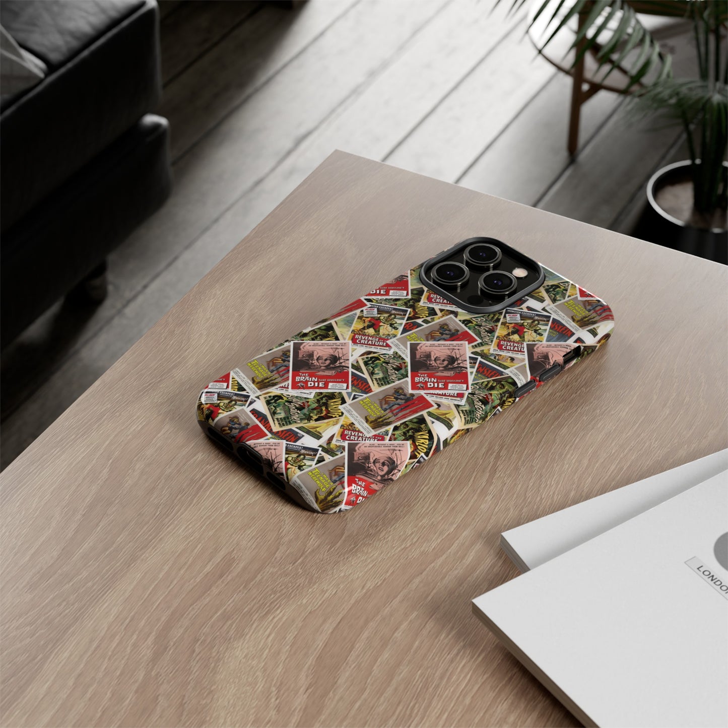 Retro Horror Movie iPhone Case