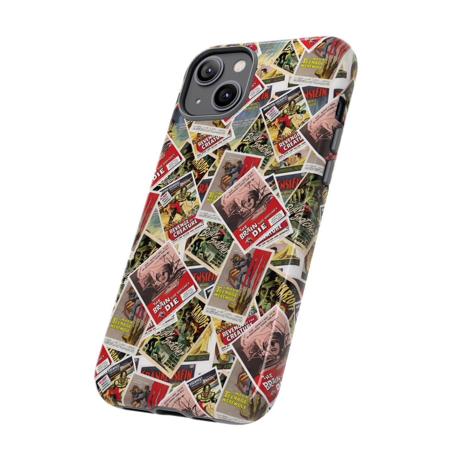Retro Horror Movie iPhone Case