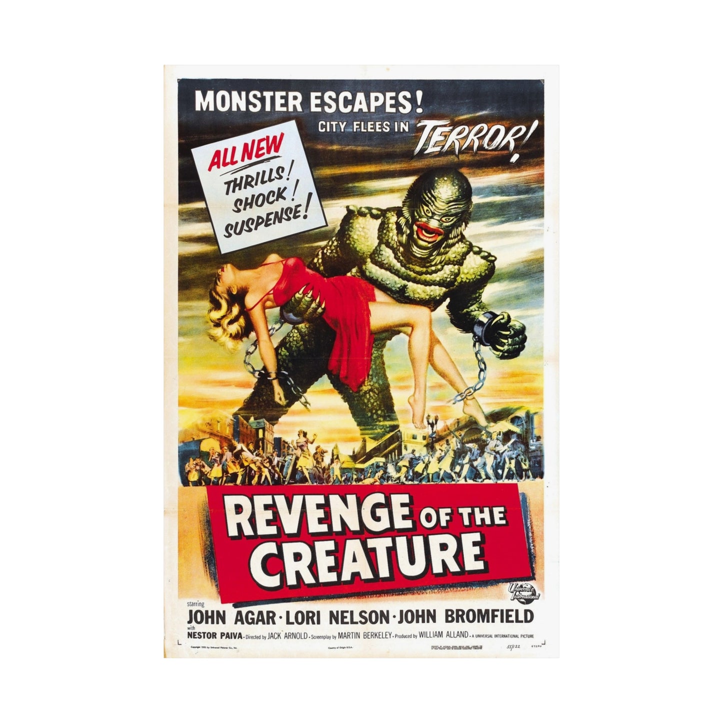 Revenge of the Creature of the Black Lagoon Poster