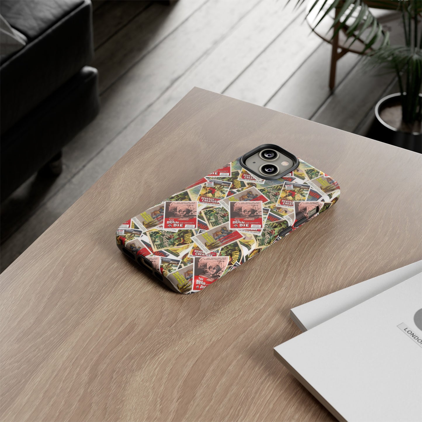 Retro Horror Movie iPhone Case