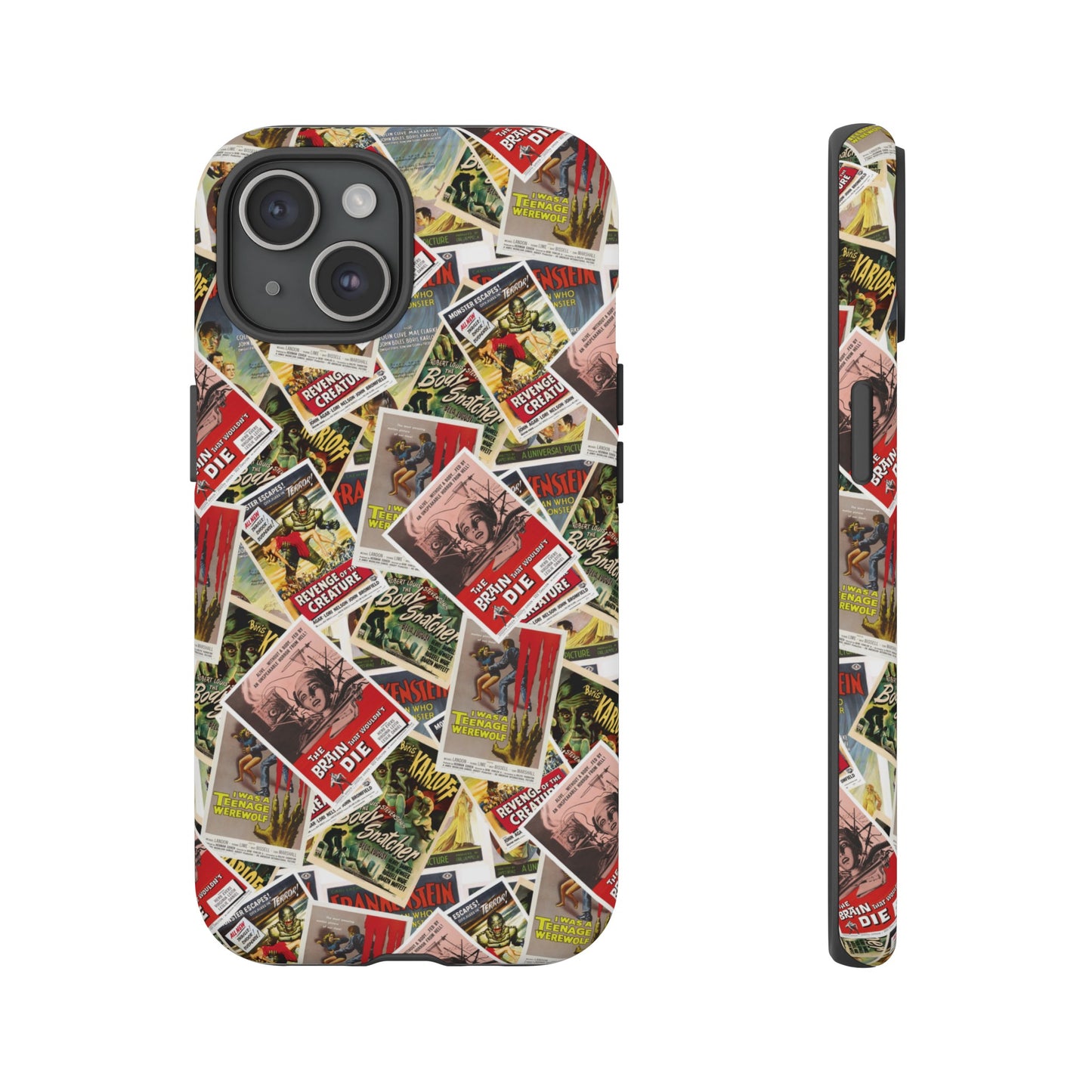 Retro Horror Movie iPhone Case