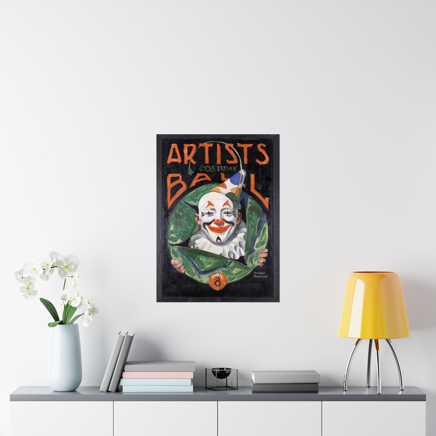 Vintage Clown Poster