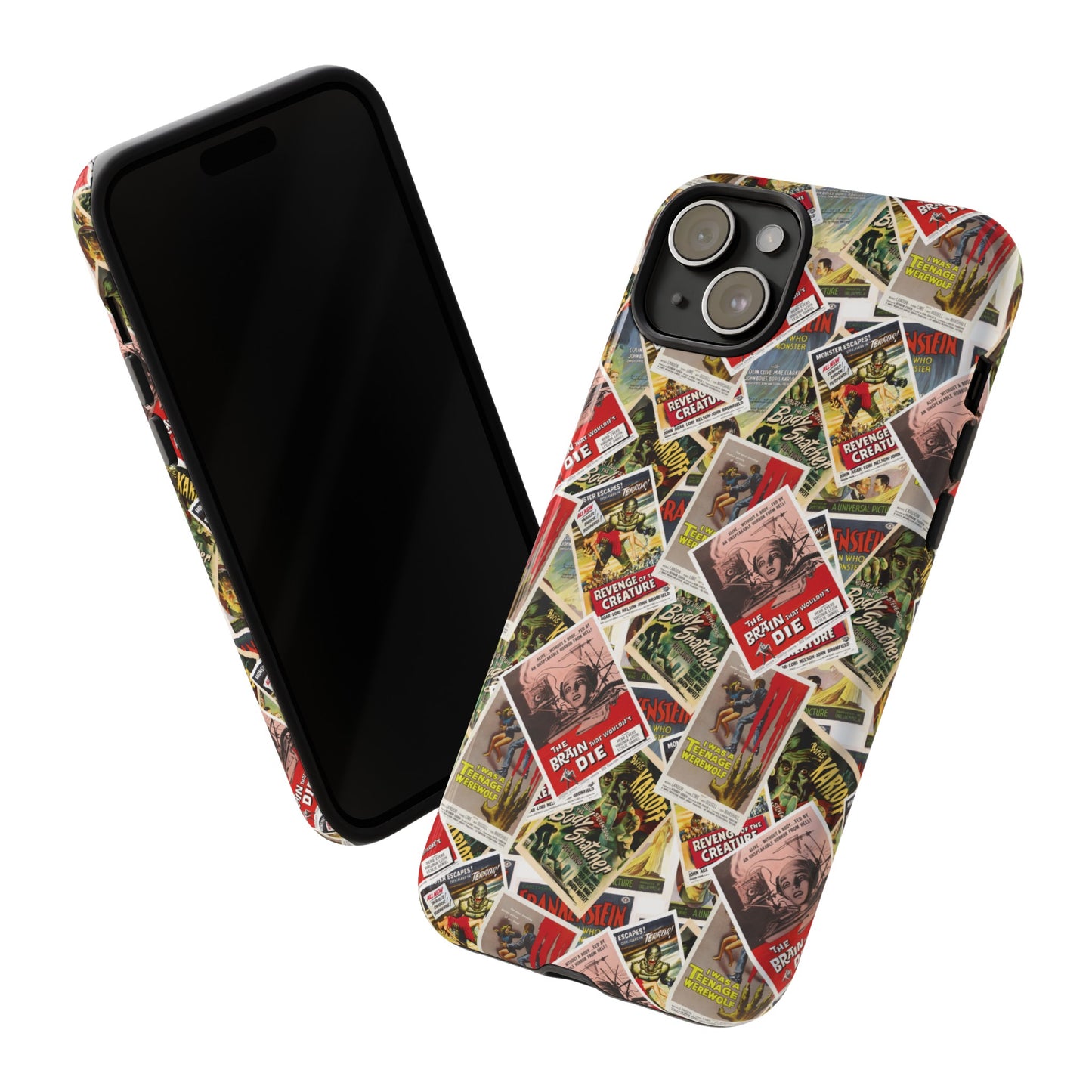 Retro Horror Movie iPhone Case