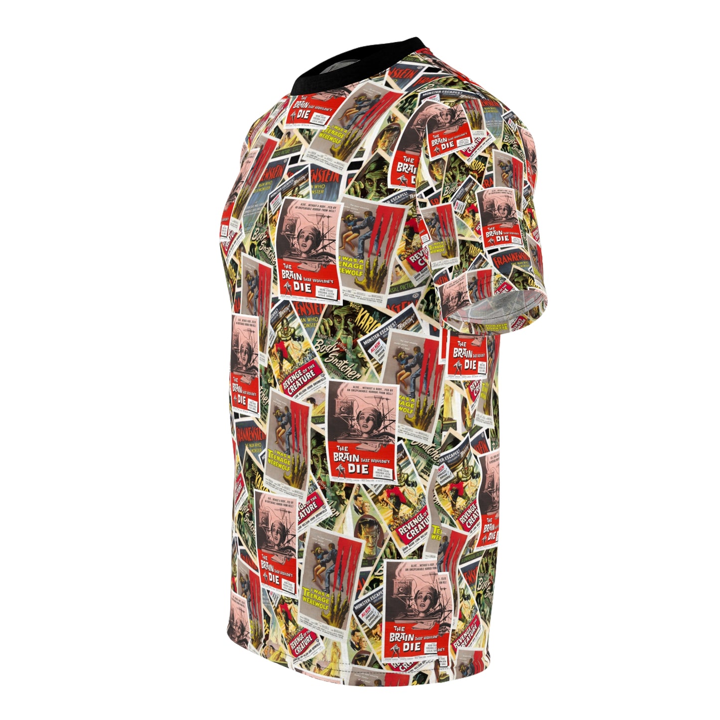 Retro Horror All Over Print T-Shirt