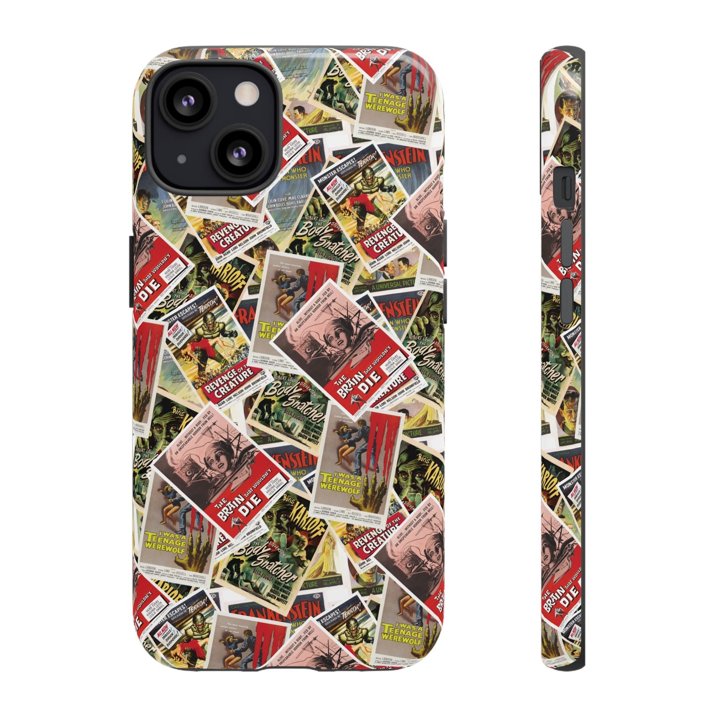 Retro Horror Movie iPhone Case