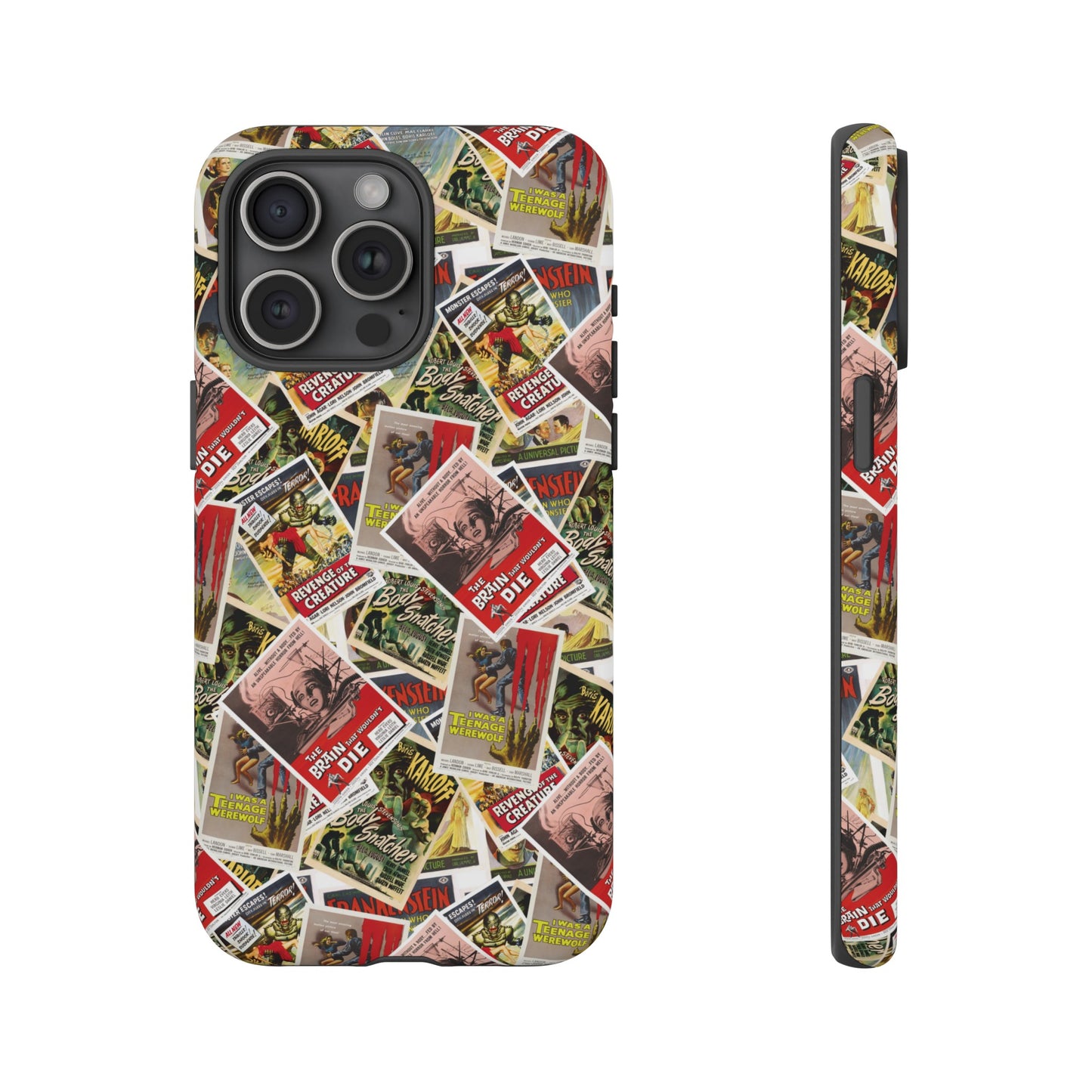 Retro Horror Movie iPhone Case