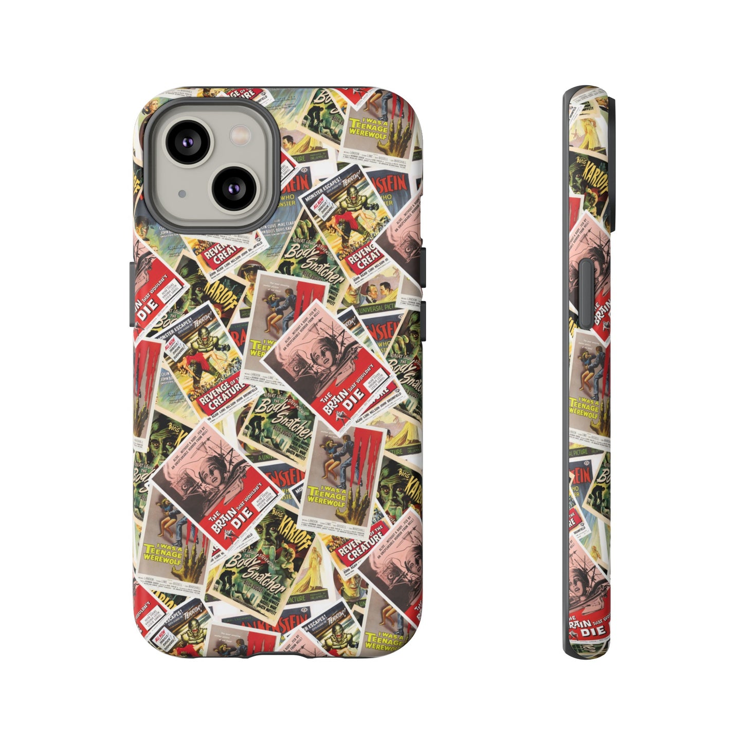Retro Horror Movie iPhone Case
