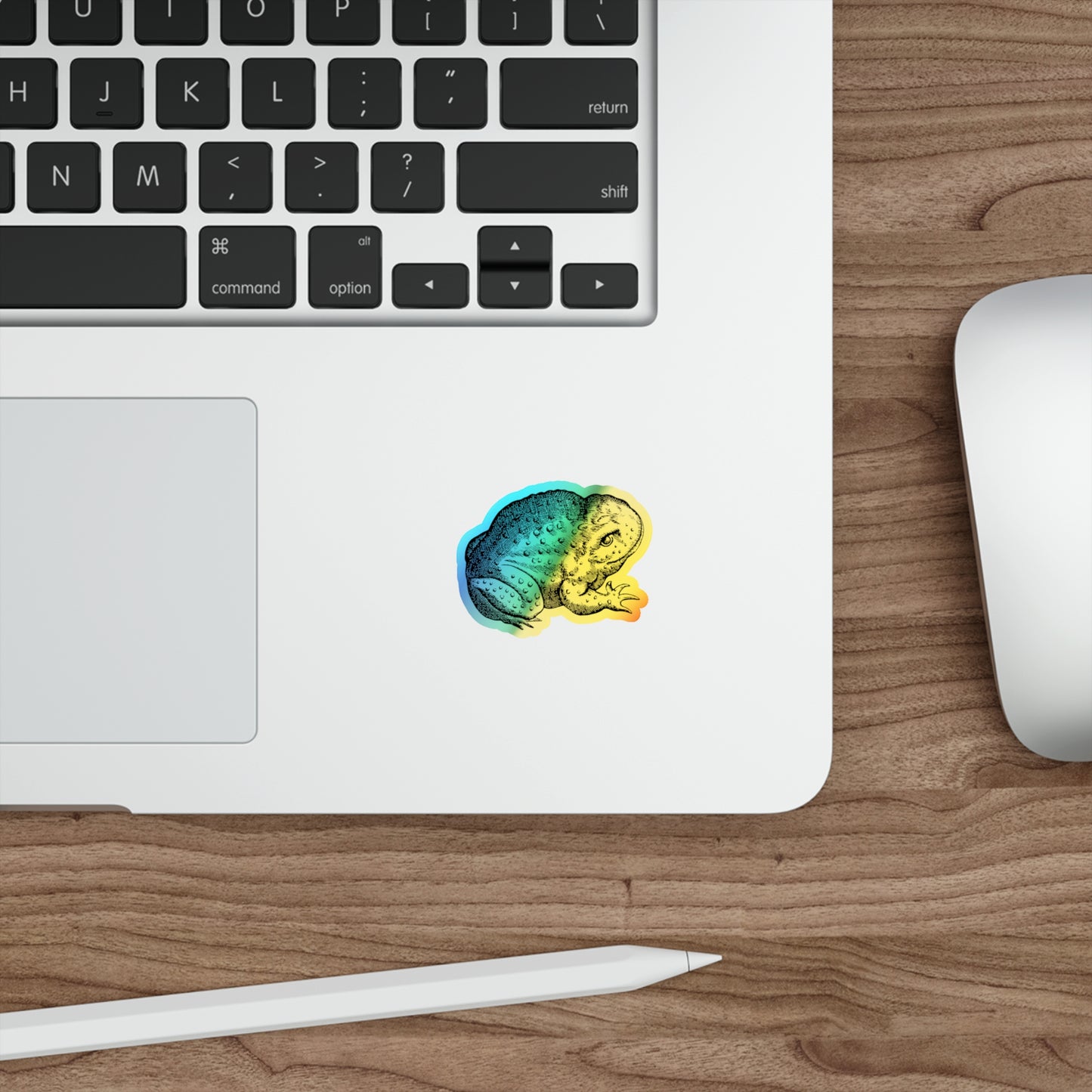 Holographic Frog Sticker