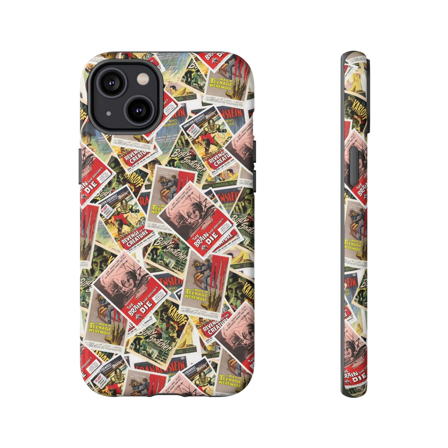 Retro Horror Movie iPhone Case