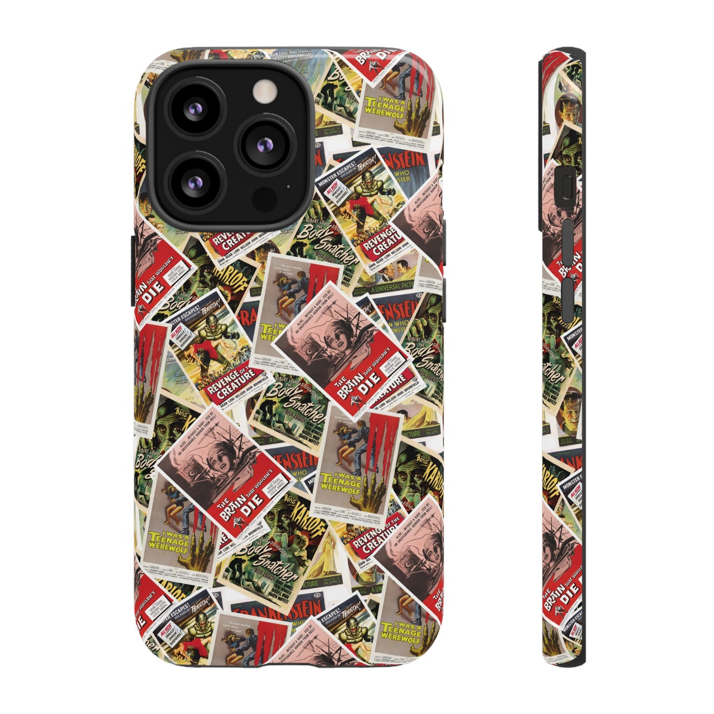 Retro Horror Movie iPhone Case
