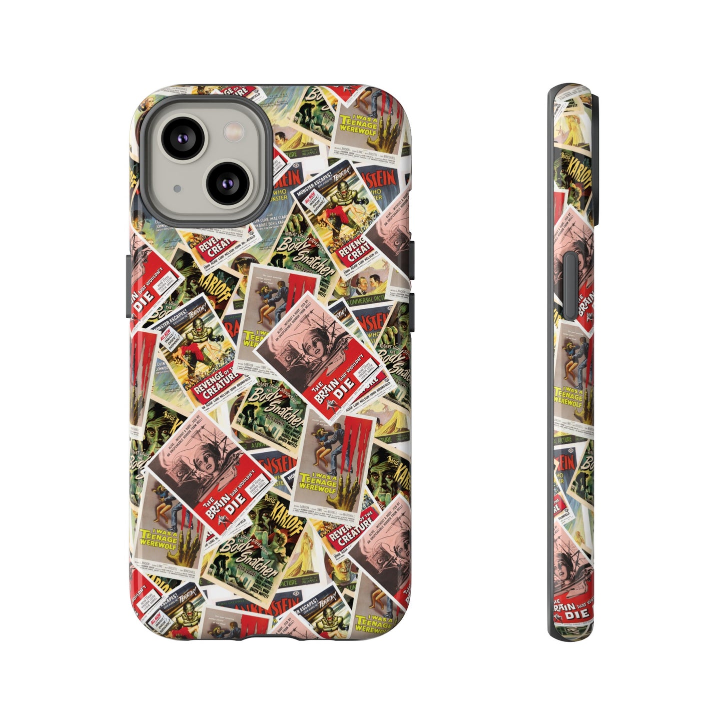 Retro Horror Movie iPhone Case