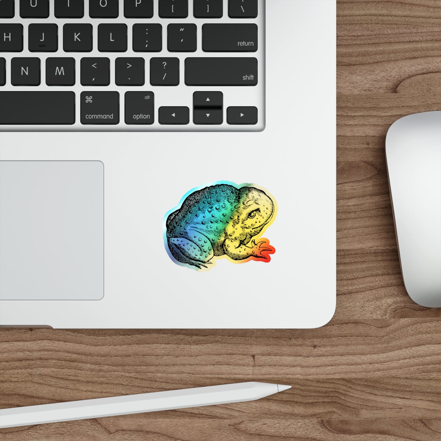 Holographic Frog Sticker